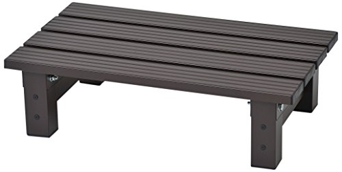 リビングアウト 頑丈アルミ縁台 60cm ブラック