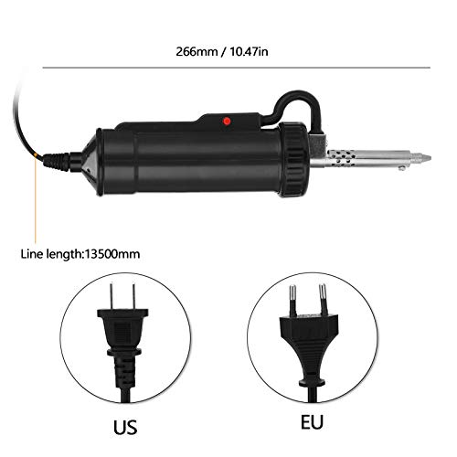 Image of BBT-680 Electric Solder Tin Sucker, Automatic Portable Vacuum Soldering Remove Pump Desoldering Machine, Electric Desoldering Soldering Iron Solder Sucker, Vacuum Desoldering Tool