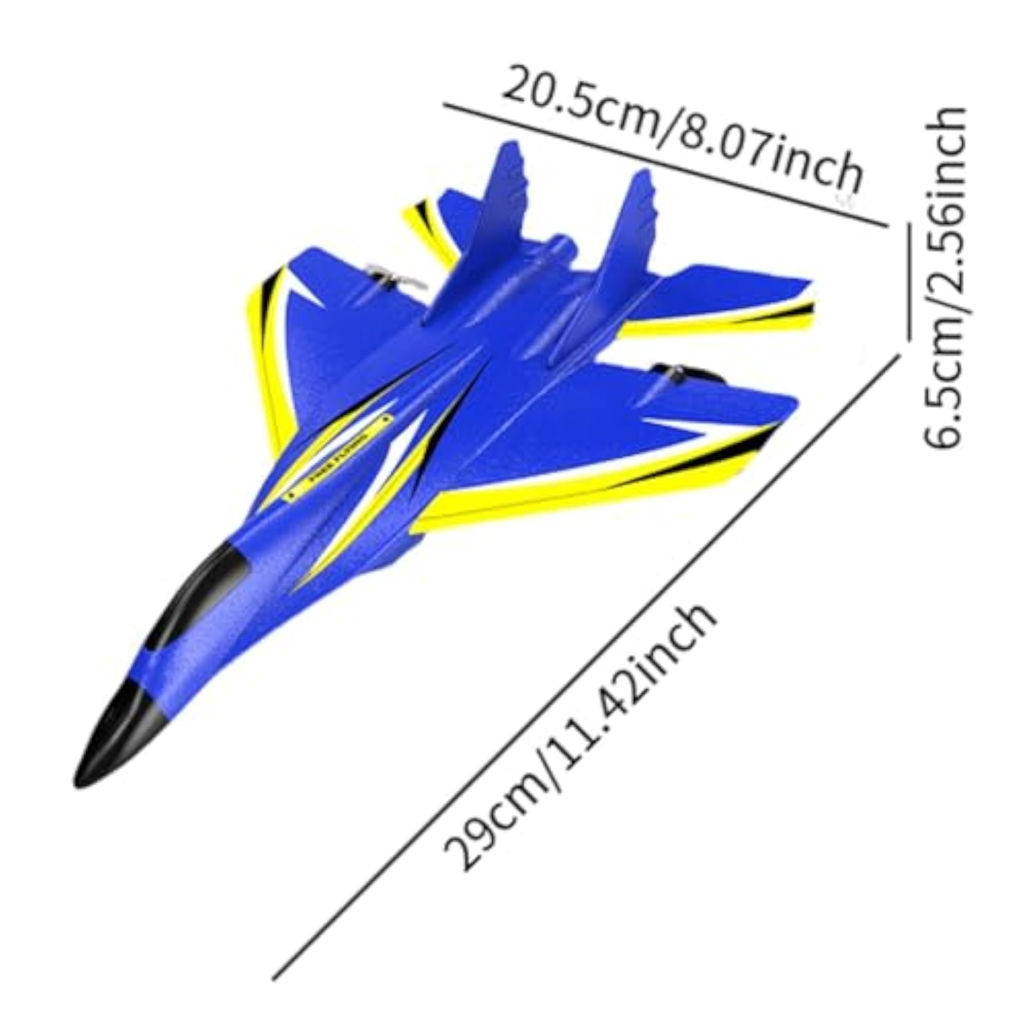 RC Plane with LED Light Easy to Fly Fighter