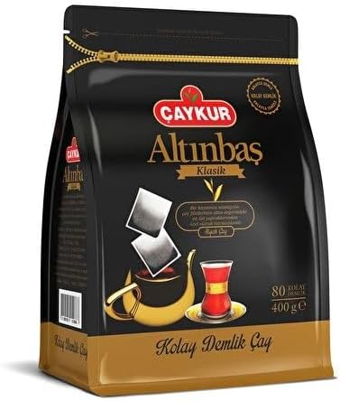 CaykurAltinbas Classic Teapot Bags 80 Pieces, 400 gr