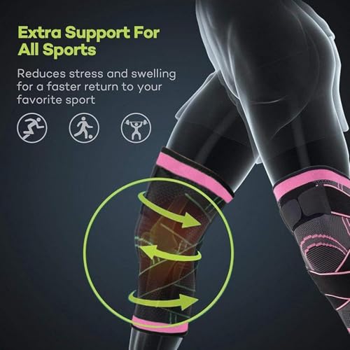 Image of Vitoki Knee Braces for Knee Pain,1 Pack Knee Compression Sleeve for Sports