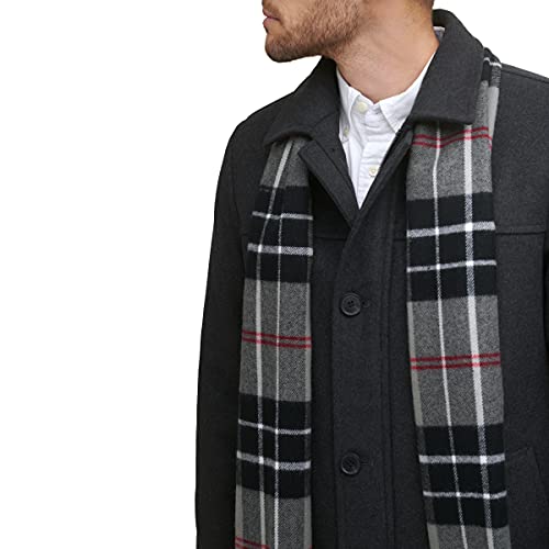 DOCKERS mens Weston Wool Blend Coat With Scarf (Regular and Big & Tall)4