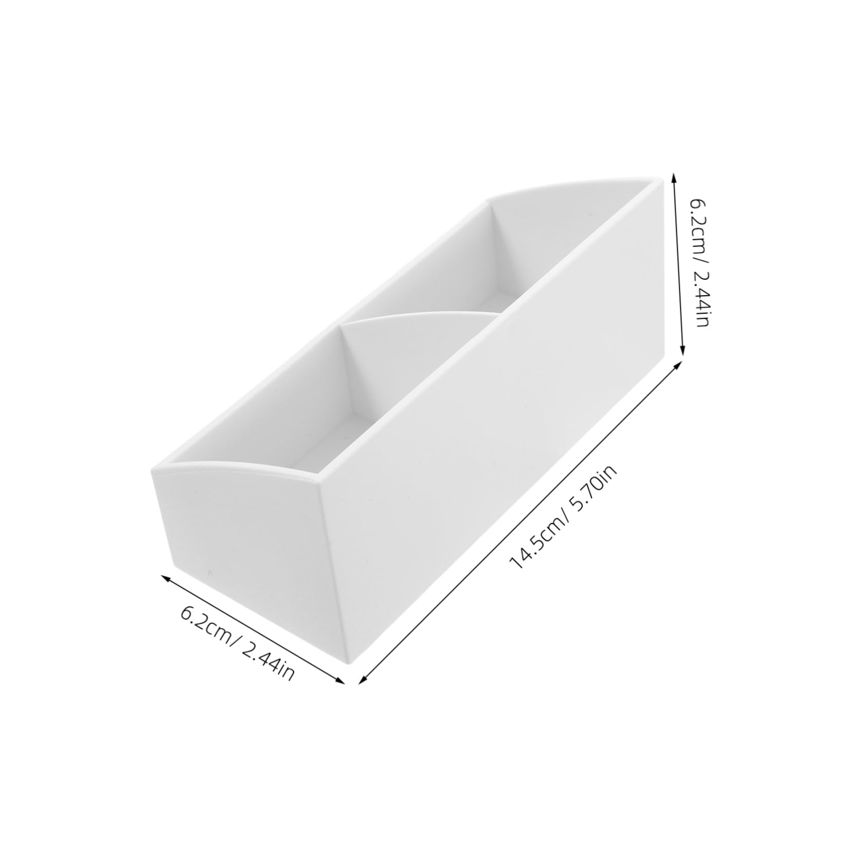 SHOWERORO Robust Plastic Tea Bag Storage Box Station Accessories Countertop Sugar Packet Container Hotel Office