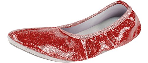Ladeheid Damen Mädchen Ballet Flat Geschlossene Ballerinas...