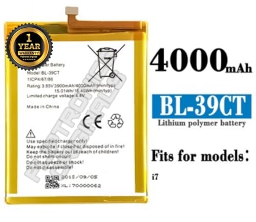 Image of BL-39CT Battery for Tecno i5 Battery with 1 Year Warranty**** (I162)