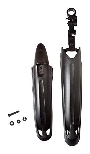 Dark Horse® Bicycle Fly Fox Mudguard, Fender for Bicycle with Plastic clamp, Strong (Black)