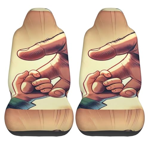 2 Pack Grandparents-Love Car Seat Covers, Elastic Automotive Seat Slipcovers, ...
