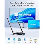USB WiFi Adapter for Desktop PC - 1300Mbps Wi-Fi 5G 2.4G USB 3.0 Wireless Adapter with WiFi Antenna for Win11/10/7 WiFi Dongle for Desktop PC Laptop Internet Network Wi-Fi Card - Image 5