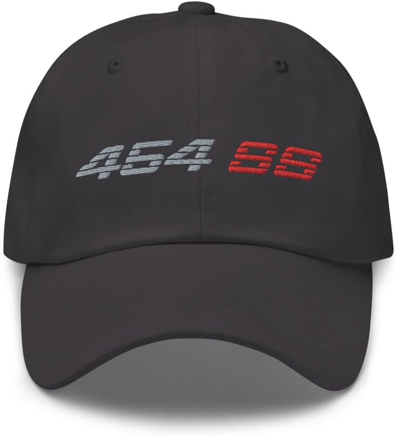 1990s Chevy 1500 454 SS Truck Bed Emblem Dad Hat, Adjustable Cap | Classic Car Show Gear | Adjustable Black