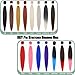 XGY 3 packs #1B Braiding Hair Pre Stretched 16 inch Prestretched Knotless Hair Long Straight Synthetic Box Braids Yaki Texture Hot Water Setting Hair Extensions
