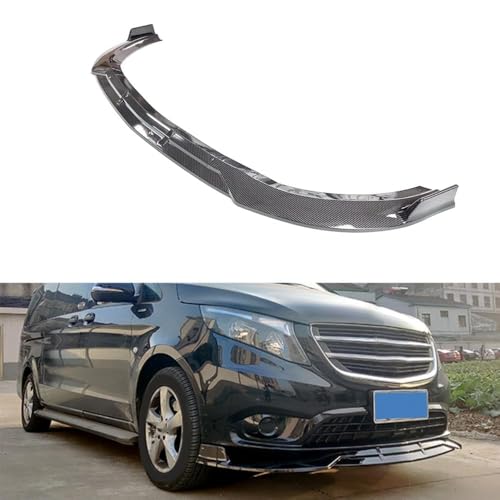 xzdjkl Diffuseur de Lèvre Avant pour Mercedes-Benz Vito Vito W447 Modified Black Warrior 2016-2024, Protecteur de Pare-Chocs,Matériau Durable en ABS,Installation Facile,Look Sportif,A-Normal