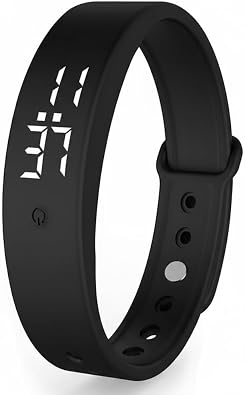Vibrating Alarm ,Wristband Clock Watch for Heavy Sleep ,Silent Wrist , Alarms fitsleep fit Sleep Deaf Shock Rise Band