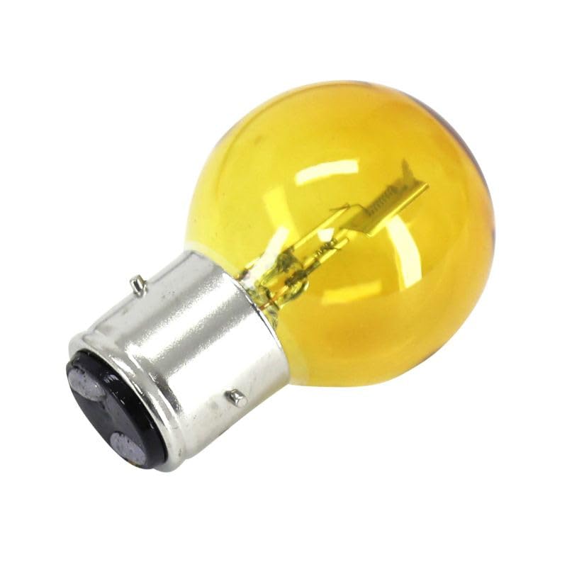 cyclingcolors 2x ampoule 12V 35/35W BA21D jaune moto cyclomoteur voiture