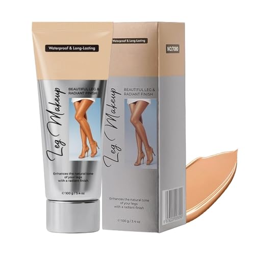 Base de maquillaje corporal resistente al agua, corrector a prueba de transferencia, perfecto para pieles de piernas y brazos, maquillaje de larga duración para vacaciones y viajes, corrector de