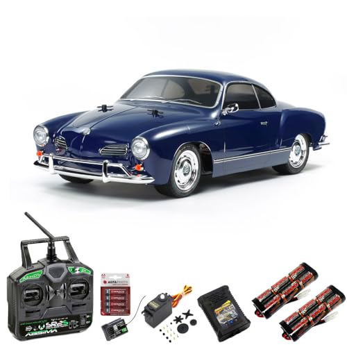 Tamiya 58677 Volkswagen Karmann Ghia (M-06) 1:10 RC Premium Stick Bundle