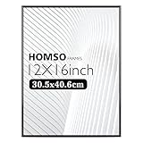 Homso 12x16 Black Picture Frame with Thin Aluminum, A Metal Wall Poster Frame for 12x16 print with C