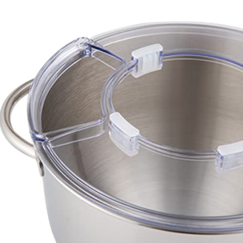 Aucma Küchenmaschine Edelstahlschale Spritzschutz für Aucma 6,2 l Küchenmaschine SM-1518N & SM-1518Z Cover