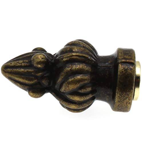 Fdxgyh 1-3/8 Inch High Brass Lamp Finial Metal Lamp Finial Cap Knob Lamp Decoration For Lamp Shade [ Bronze] #TOP2