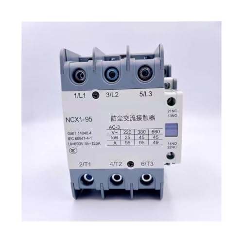 Contacteur CA NCX1-95A 220V avec protection renforcée contre la poussière