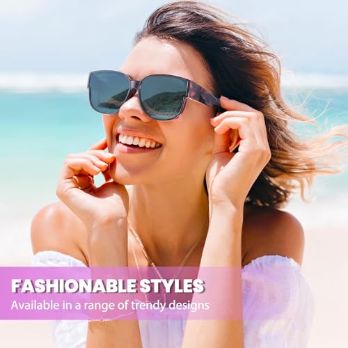 Myiaur Polarized Fit Over Glasses Sunglasses for Women - Trendy Sun Glasses to Go Over Eyeglasses UV400 Protection2