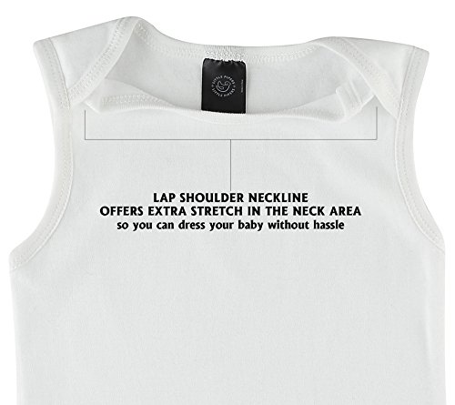 Baby Soft Natural Cotton White Undershirts Bodysuits3