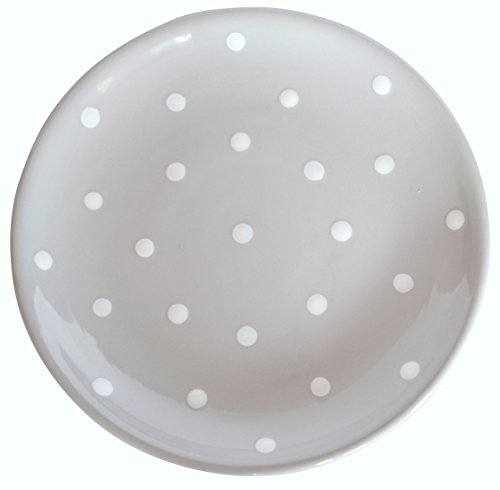 UNGARNIKAT - Vintage Teller/Frühstücksteller 20cm - Rot mit weißen Punkten - Brotteller/Unterteller Landhausstil - Spülmaschinengeeignet & Mikorwellenfest - polka dot geschirr UNGARNIKAT - Vintage Teller/Frühstücksteller 20cm - Rot mit weißen Punkten - Brotteller/Unterteller Landhausstil - Spülmaschinengeeignet & Mikorwellenfest - polka dot geschirr