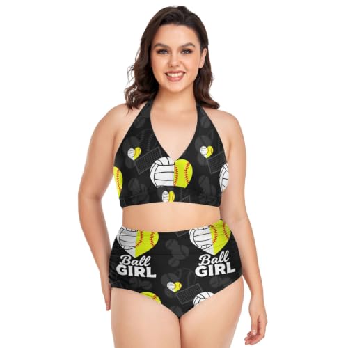 Bikini grande taille réglable pour rayonner de confiance au volley-ball cet été