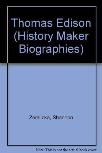 Thomas Edison (History Maker Biographies) 0822549743 Book Cover