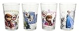 Disney Frozen Juice Glass, Multicolor, 8-Ounce, Set of 4