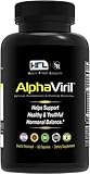 AlphaViril® by Dr Sam Robbins | Natural Testosterone Booster, Strength, Stamina, Endurance, Energy, Performance, Builds Muscle | Made in USA | Vegan Maca Root Tongkat Ali Zinc Horny Goat Weed