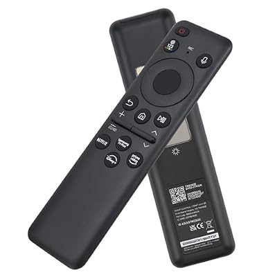 BN59-01432A Fits Samsung Smart TV Remote, Solar Charging Voice Remote Control Replacement with Bluetooth Compatible with Samsung TV 2023 2024 Neo QLED Smart 8K HDR Ultra HD TVs, VG-TM2360E