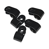 Lochdurchmesser: 6mm 100x P-Clip für Kabel 9mm Nylon Kabelschelle Kabelfixierung Chassisklemmen