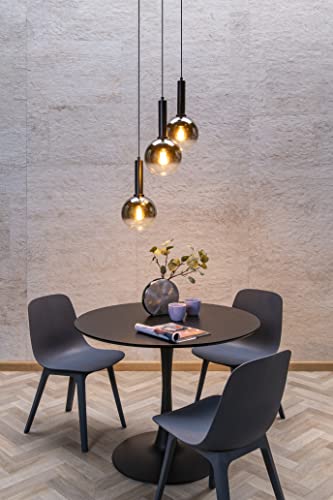 Lucide Lampada A Sospensione Marius, Vetro, Nero, 3 Luci - 4