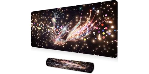 Alfombrilla ratón XXL Phoenix Star antideslizante para evitar resbalones en el escritorio
