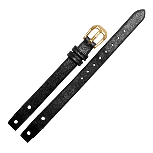 Bracelet de montre en cuir noir or Fossil ES4340 ES4119 ES4000