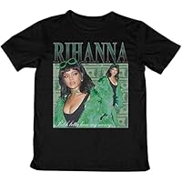 CHUNZHU Rare! Rihanna T-Shirt Tee for Men Size L