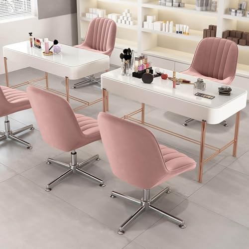 Chaise de vanité pivotante moderne Leomix pour bureau à la maison ou coiffeuse - 2