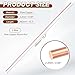 PATIKIL 3Pcs 99.99% Pure Copper Round Rod, 2.2mm / 0.09
