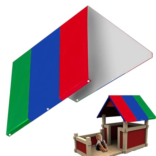 Cubierta De Reemplazo De Dosel del Patio De Juegos - Tarp De Sombra De Juego | Lona De Juegos Resistente A Los Rayos UV | Cubierta Duradera A Prueba De Rayos UV para El Parque Comunitario, El Patio O