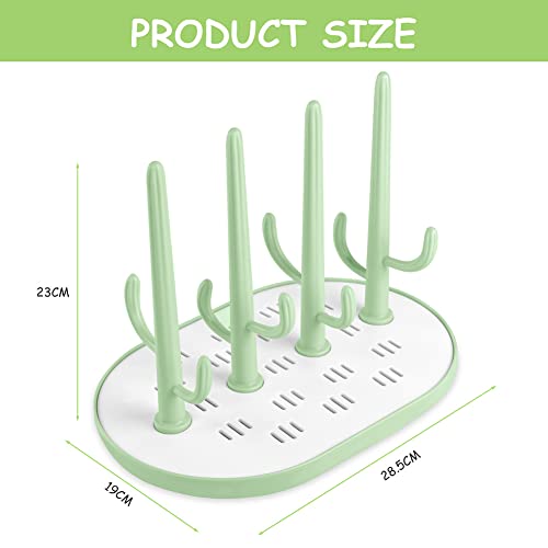 Vicloon Baby Bottle Drain Rack, Feeding Cup Holder with Detachable Brackets - Image 2