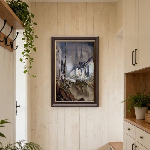 Toile ingénieurs Caen Orville Fisher 50x76 cadre inclus - 6