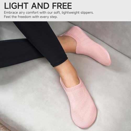 Sosenfer House Shoes for Men and Women Lightweight House Slippers Non-slip Colorful Barefoot Yoga Socks3