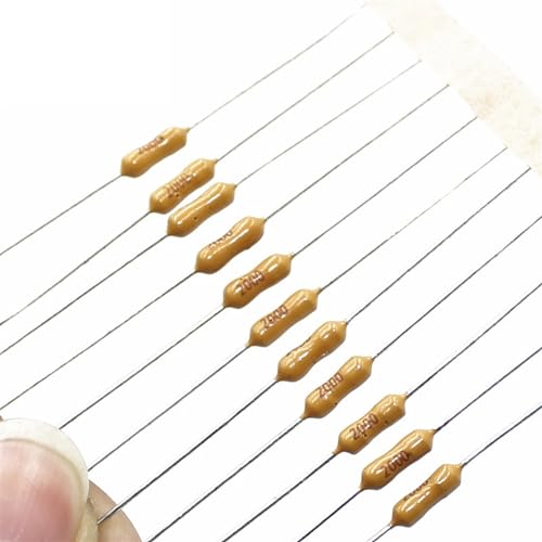 Fusible jaune T8A axial résistant aux pointes de courant pour réparation 250V - 2