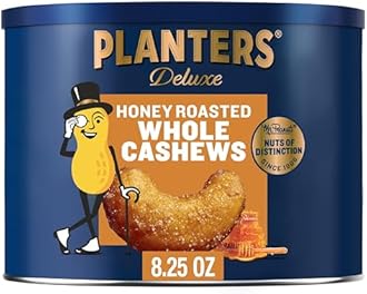 Planters Cashews Honey Roasted Whole, 8.25 oz/ 233 g