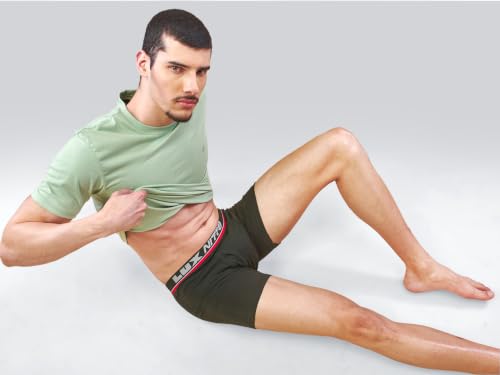 Image of Lux Nitro Men's Long Trunk | 100% Combed Cotton | Super Soft Outer Waistband | Breathable & Long-Lasting Comfort Pack of 2