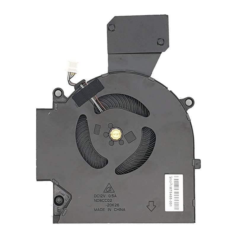 Laptop GPU Fan for HP 16-C0000 16-C0880AX 16-C0882AX 16-C0XXX 16T-B0000 ND8CC02-20K26 M75488-001 M57161-001 DC12V 0.5A