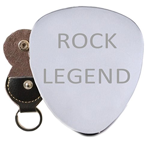 Médiator gravé Rock Legend : votre plectre en acier toujours à portée de main sur vos clés