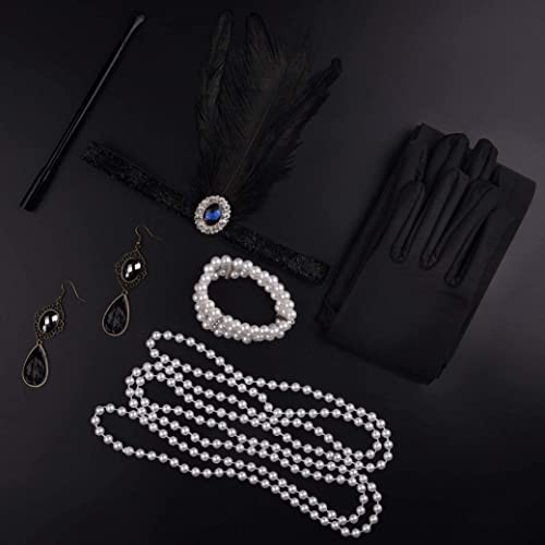 Complementos de mujer para vestido de época con diadema de plumas cómoda 2