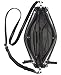 Calvin Klein Reyna Novelty Messenger Crossbody, Black/Silver Combo