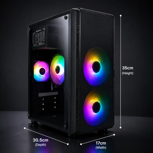 Image of lavya Core i5 Desktop Computer Pc CPU |Core i5-4590 (3.70 GHz) 16GB RAM | 256 GB SSD | 5G WiFi | HDMI, VGA, Ethernet | USB 3.0 | Windows 11 Pro & Office 21 Installed | 2 Year Warranty
